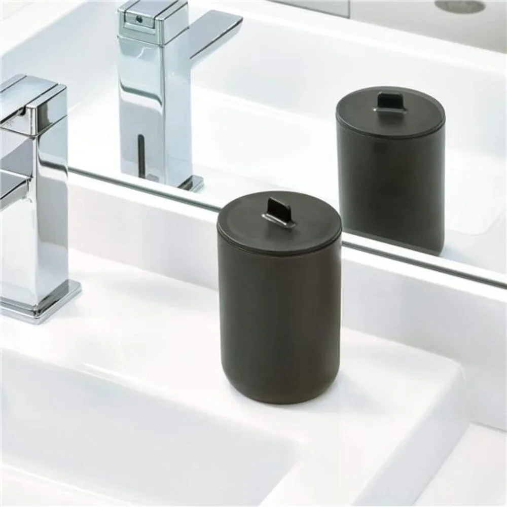 Cade Canister Bathroom Storage Jar with Lid for Bathroom,Vanity, Desk,Countertop